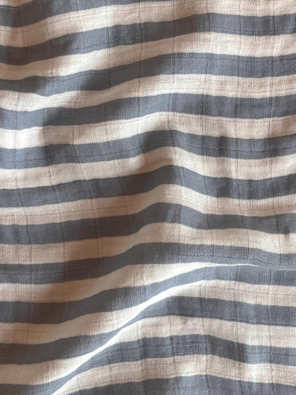 Hydrofiel doek 30x30 | Blauw-wit gestreept
