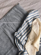 Kraamcadeau set met geborduurde naam | Blauw