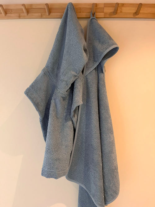 Badponcho | Denim Blauw