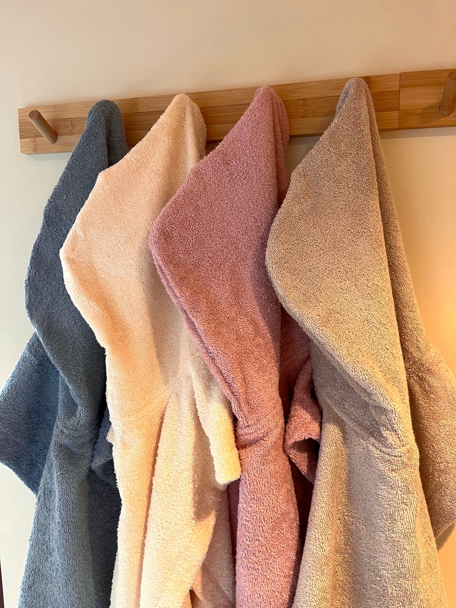 Badponcho | Denim Blauw