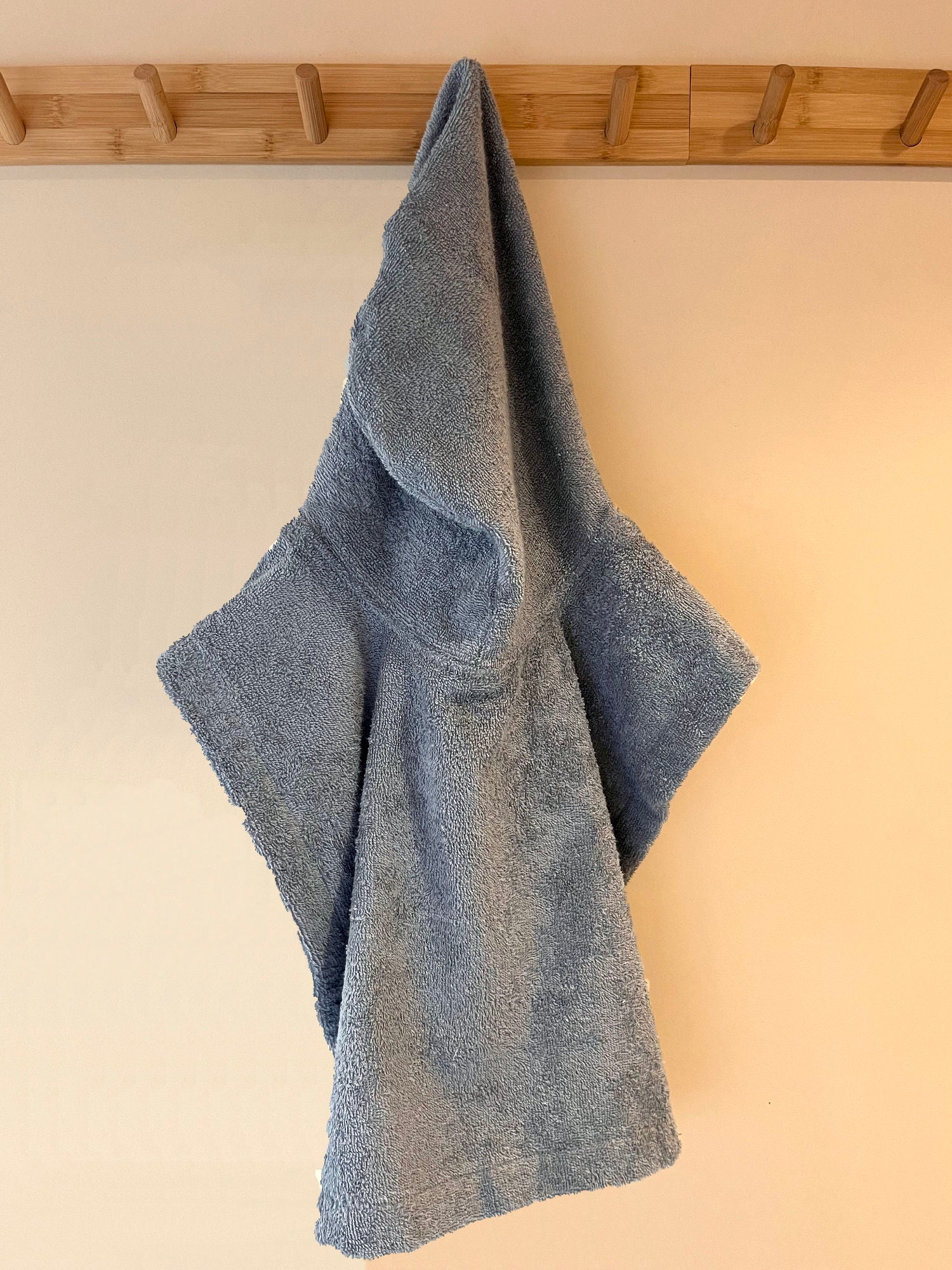 Badponcho | Denim Blauw