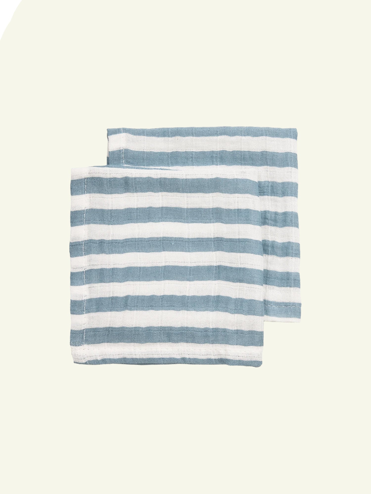 Hydrofiel doek 30x30 | Blauw-wit gestreept